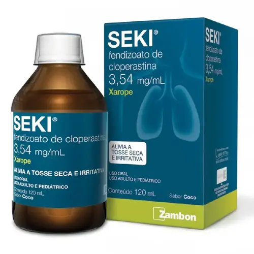 SEKI 3,54MG/ML XAROPE 120ML SABOR COCO CLOPERASTINA