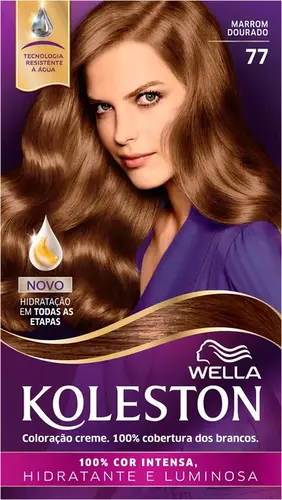 TINTURA KOLESTON 77 MARROM DOURADO