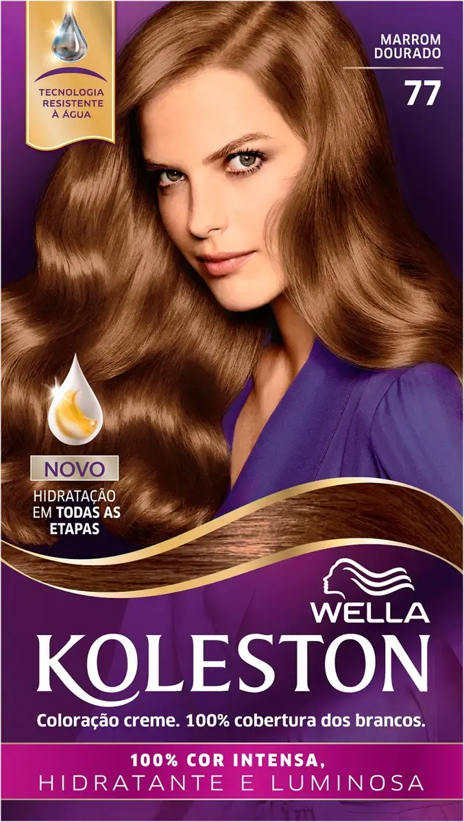 TINTURA KOLESTON 77 MARROM DOURADO