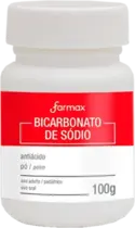 BICARBONATO DE SODIO 100GR FARMAX BICARBONATO DE SODIO
