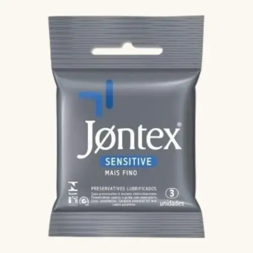 PRESERVATIVO JONTEX SENSITIVE 3 UNIDADES