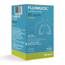 FLUIMUCIL 40MG/ML XAROPE ADULTO 120ML SABOR MORANGO COM ROMA ACETILCISTEINA