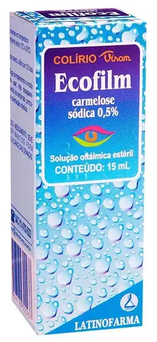 ECOFILM 5MG/ML 15ML SOLUCAO OFTALMICA CARBOXIMETILCELULOSE