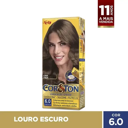 TINTURA COR&TON 6.0 LOURO ESCURO