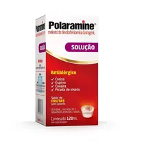 POLARAMINE 0,4MG/ML 120ML SABOR FRUTAS DEXCLORFENIRAMINA