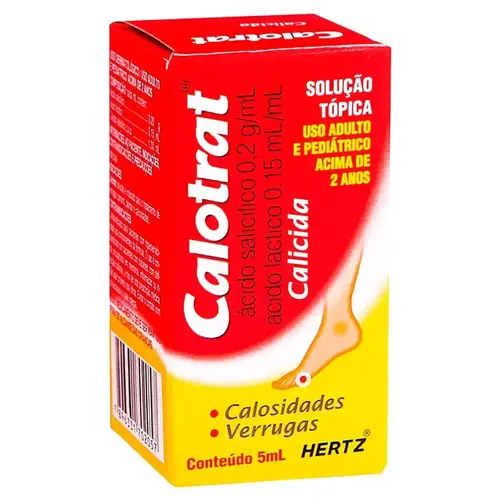 CALOTRAT SOLUCAO 5ML HERTZ ACIDO SALICILICO