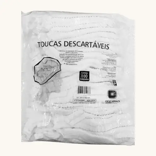 TOUCA DESCARPACK DESCARTAVEL 100 UNIDADES