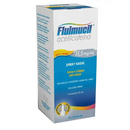 FLUIMUCIL 11,5MG/ML 20ML SOLUCAO NASAL ACETILCISTEINA