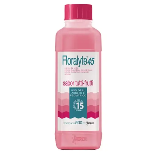 FLORALYTE 45 TUTTI FRUTTI 500ML SODIO CLORETO + POTASSIO CITRATO + SODIO CITRATO + GLICOSE