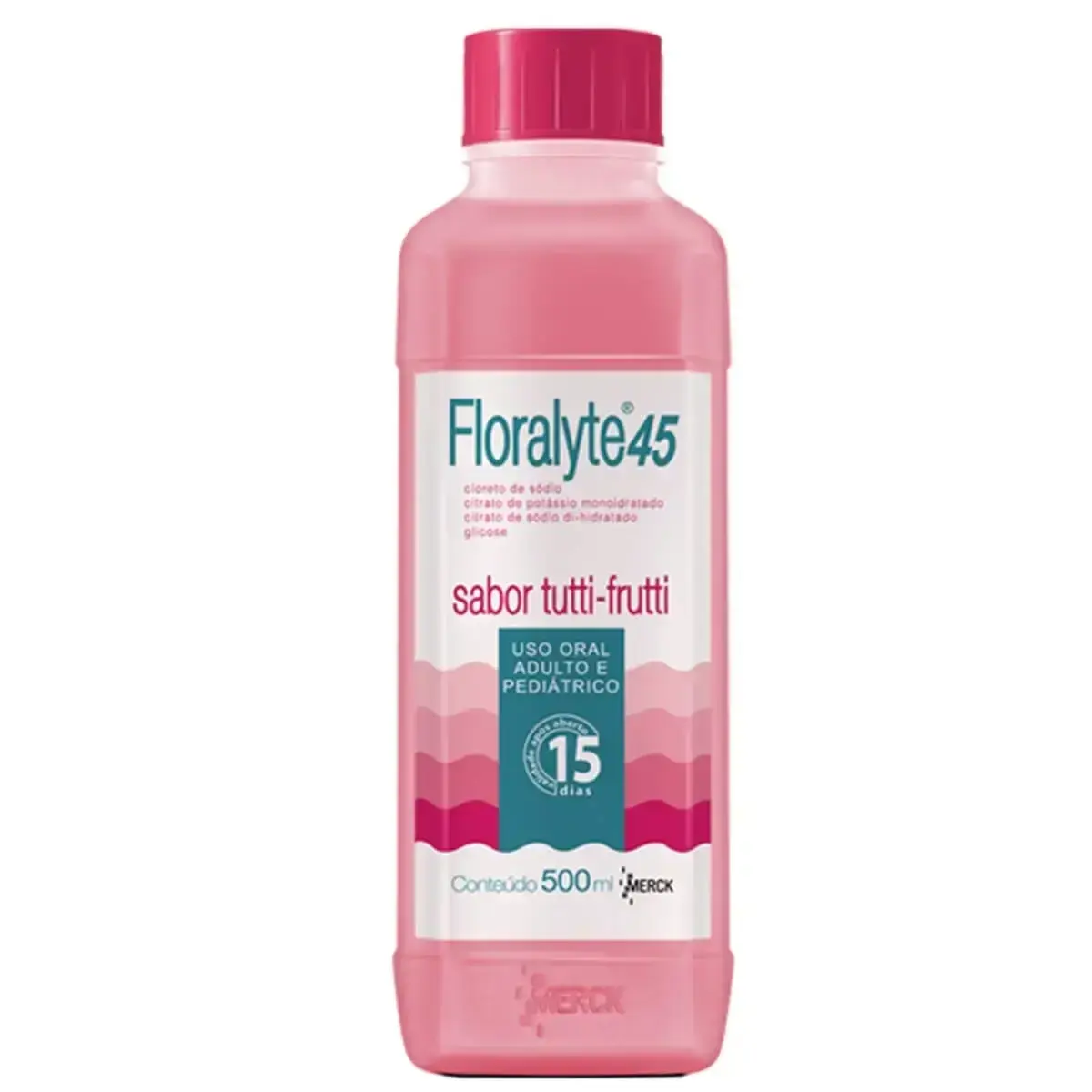 FLORALYTE 45 TUTTI FRUTTI 500ML SODIO CLORETO + POTASSIO CITRATO + SODIO CITRATO + GLICOSE
