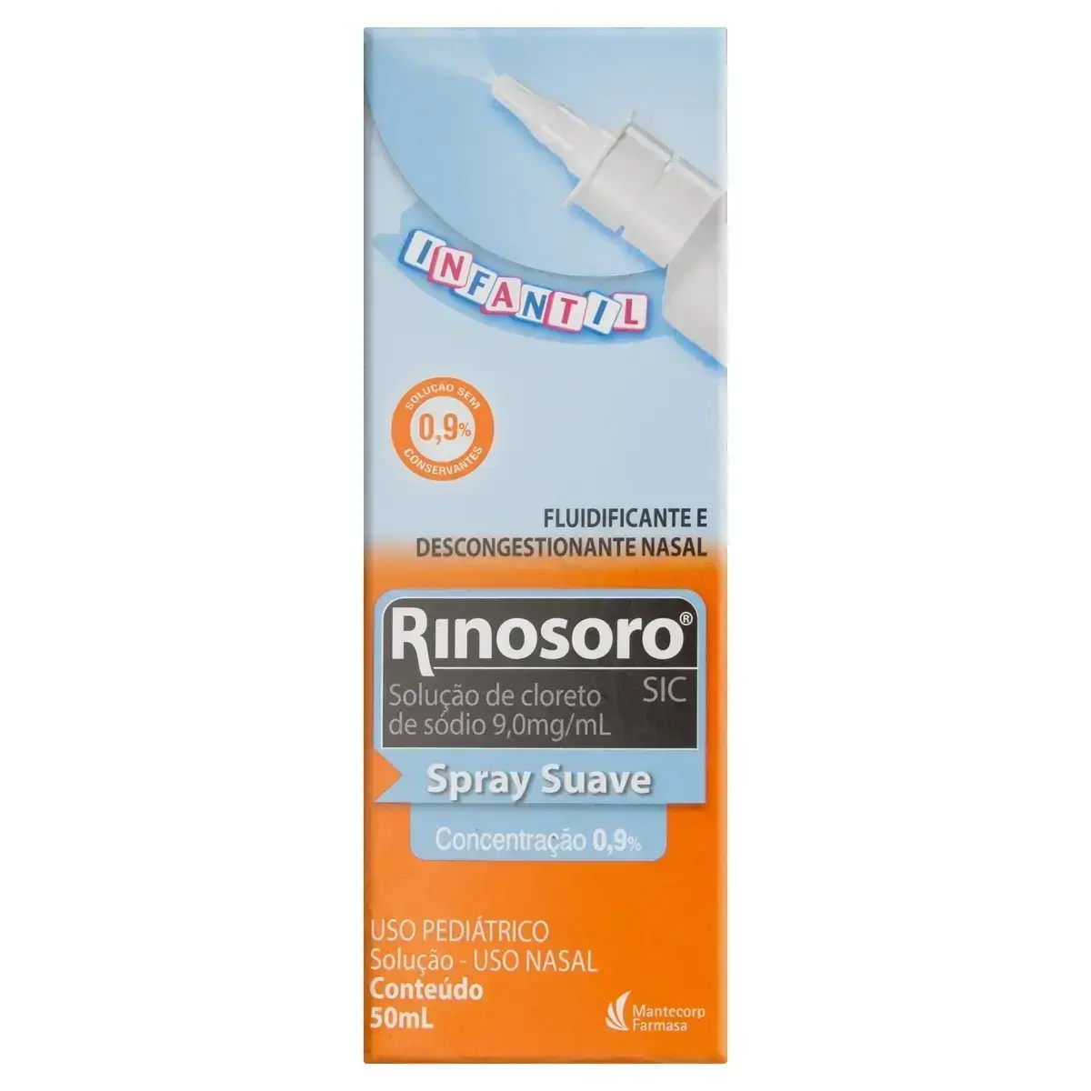 RINOSORO SIC INFANTIL SPRAY 50ML SODIO CLORETO