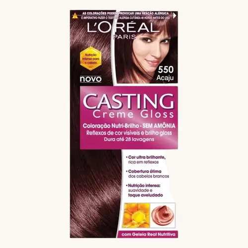 TINTURA CASTING CREME 550 ACAJU