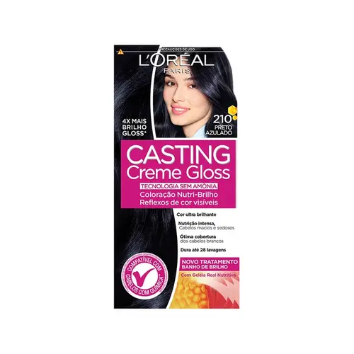 TINTURA CASTING CREME 210 PRETO AZULADO
