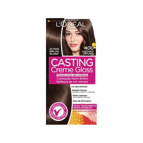 TINTURA CASTING CREME 400 CASTANHO NATURAL