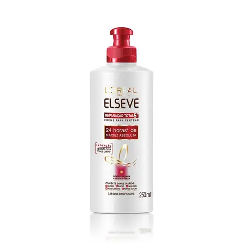 CREME DE PENTEAR ELSEVE REPARACAO TOTAL 5 REPARADOR 250ML
