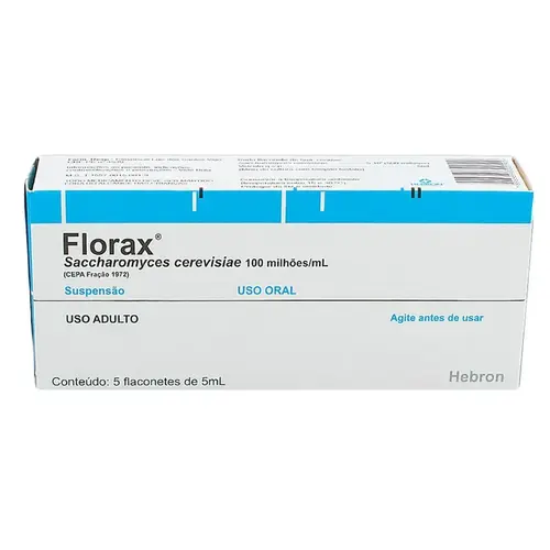 FLORAX SM ADULTO 5 FLACONETES 5ML SACCHAROMYCES CEREVISIAE