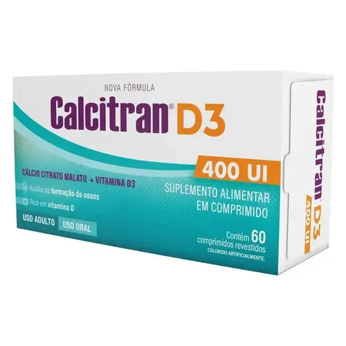 CALCITRAN D3 400UI 60 COMPRIMIDOS CALCIO + VITAMINA D