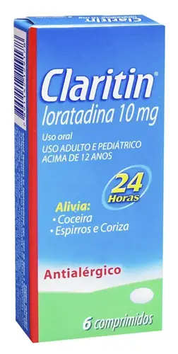 CLARITIN 10MG 6 COMPRIMIDOS LORATADINA