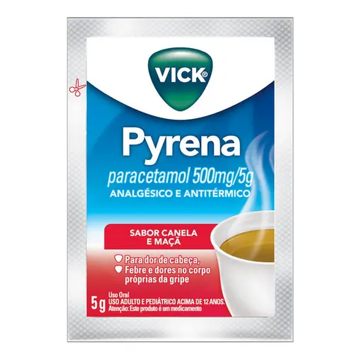 VICK PYRENA MACA/CANELA SACHE 5GR MENTOL + CANFORA + OLEO DE EUCALIPTO