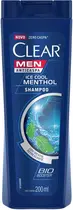 SHAMPOO ANTICASPA CLEAR MEN ICE COOL MENTHOL 200ML
