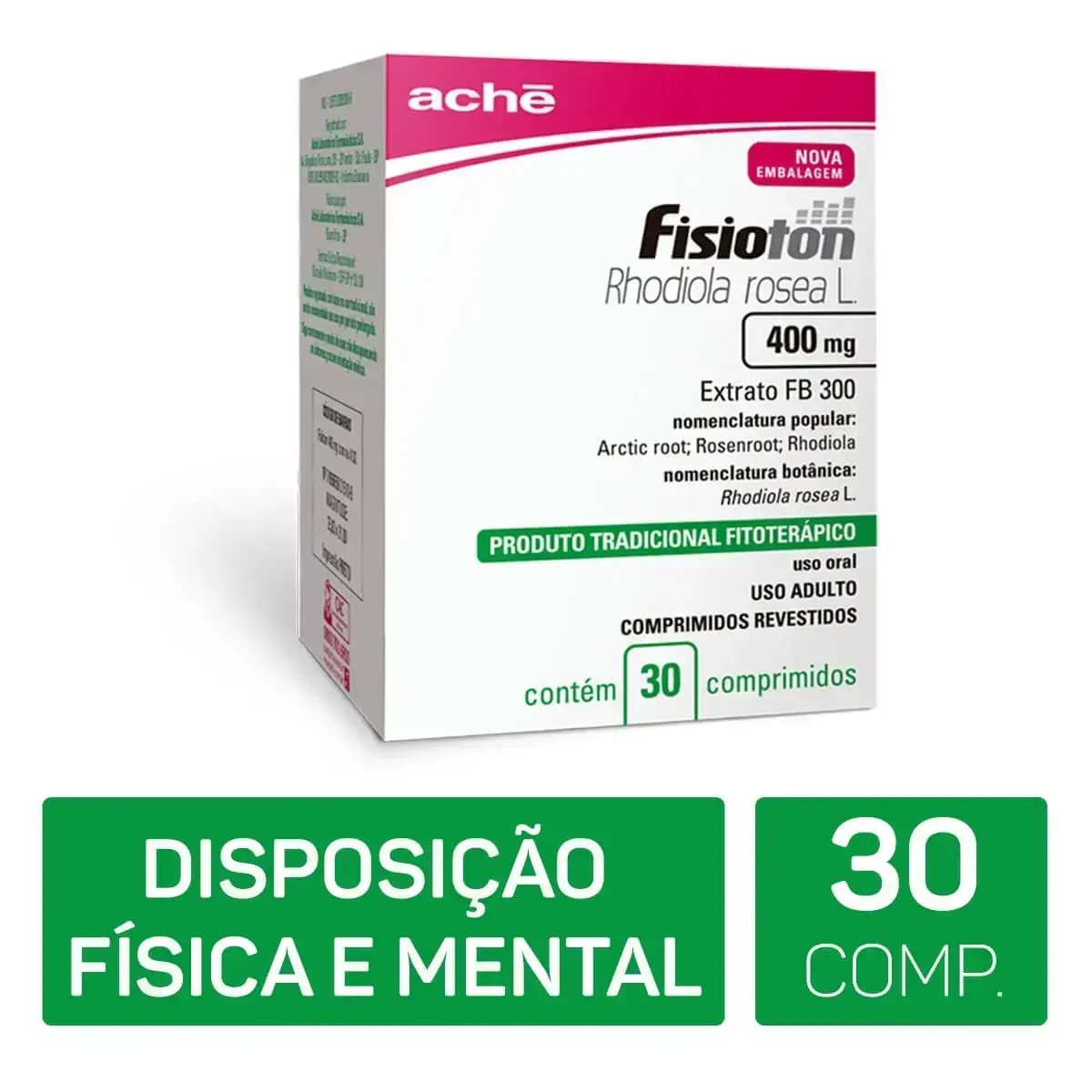 FISIOTON 400MG 30 COMPRIMIDOS RHODIOLA ROSEA