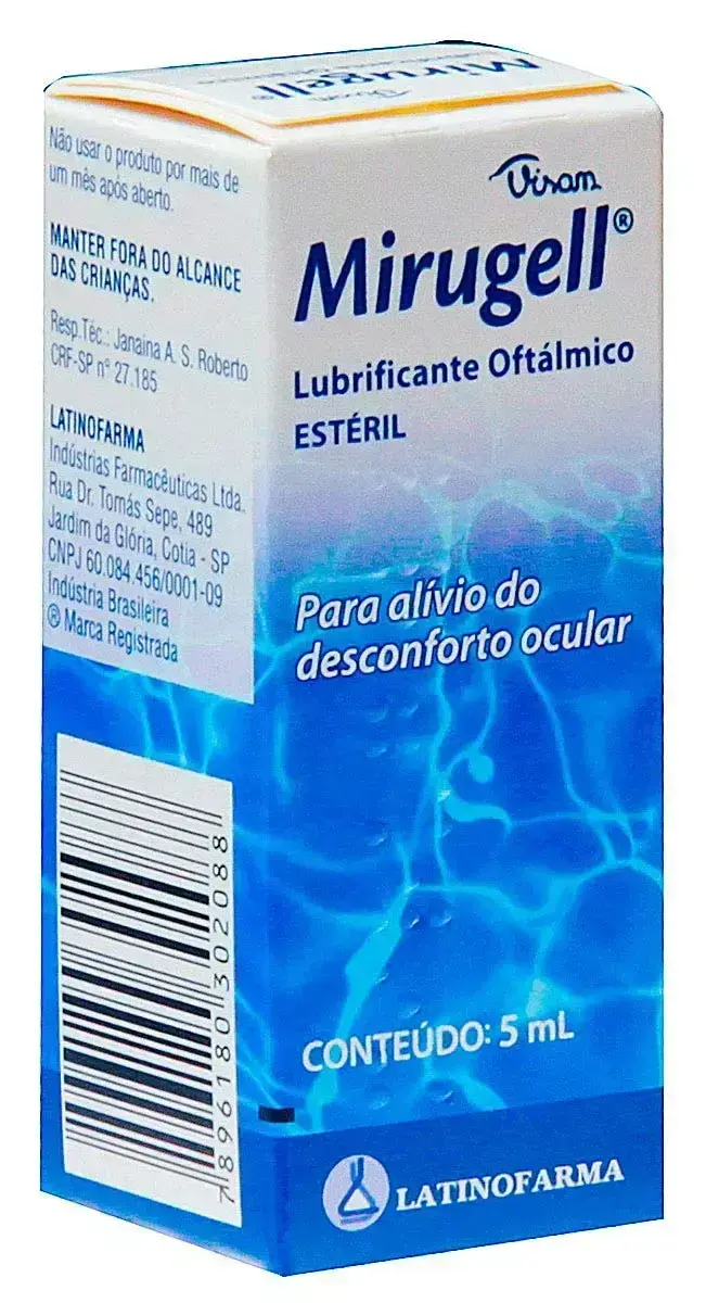 MIRUGELL COLIRIO 5ML MACROGOL + PROPILENOGLICOL + HIDROXIPROPILGUAR