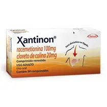 XANTINON 30 COMPRIMIDOS RACEMETIONINA + COLINA CLORETO