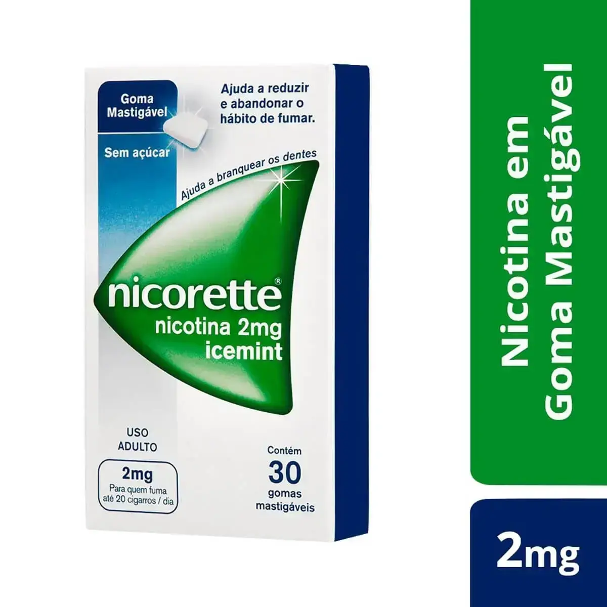 NICORETTE 2MG 30GOMAS ICE MINT NICOTINA