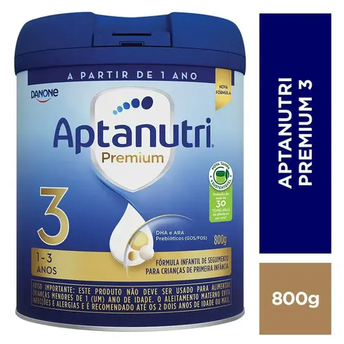 FORMULA INFANTIL APTANUTRI PREMIUM 3 800GR 1 A 3 ANOS