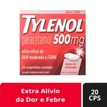 TYLENOL 500MG 20 COMPRIMIDOS PARACETAMOL