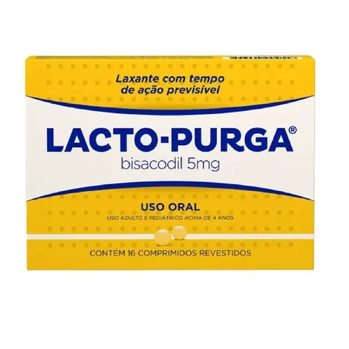 LACTO PURGA 5MG 16 COMPRIMIDOS BISACODIL