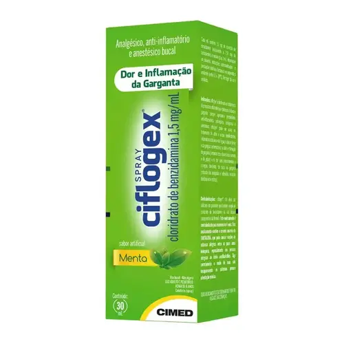 CIFLOGEX COLUT MENTA SPRAY 30ML BENZIDAMINA CLORIDRATO