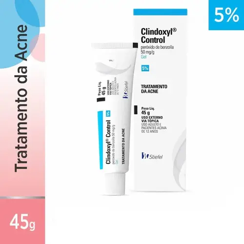 CLINDOXYL CONTROL GEL 5% 50MG 45GR BENZOILA PEROXIDO