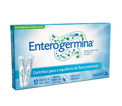 ENTEROGERMINA 2 BCFU/5 MILILITROS 10FRASCOS ESPOROS BACILLUS CLAUSII