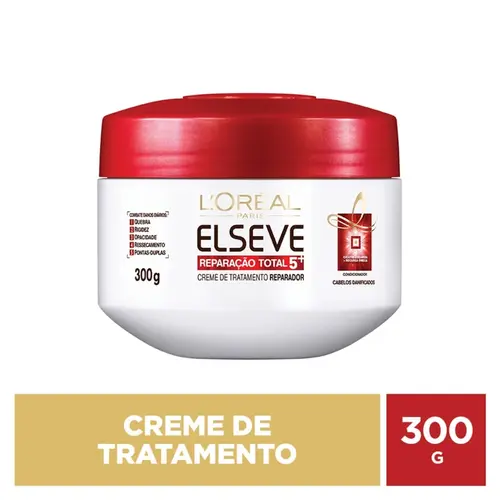 CREME DE TRATAMENTO ELSEVE REPARACAO TOTAL 5 300GR