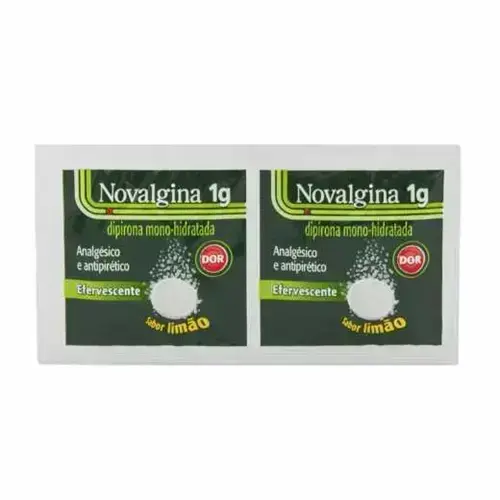 NOVALGINA 1GR 2 COMPRIMIDOS EFERVESCENTES DIPIRONA SODICA