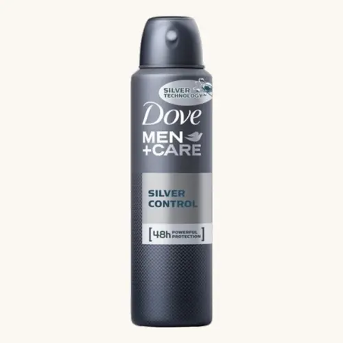 DESODORANTE DOVE MEN CARE ANTIBACTERIANO SILVER CONTROL AEROSSOL 150ML
