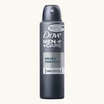 DESODORANTE DOVE MEN CARE ANTIBACTERIANO SILVER CONTROL AEROSSOL 150ML