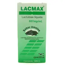 LACMAX 667MG/ML 120ML SABOR AMEIXA LACTULOSE