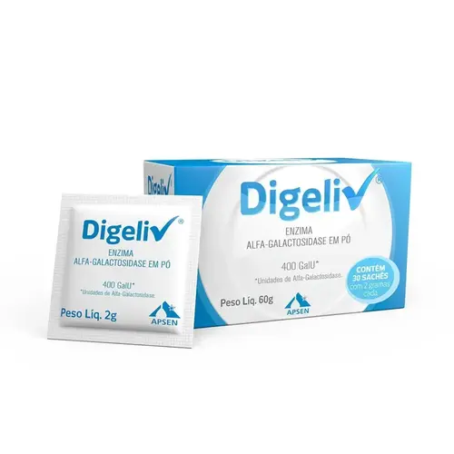 DIGELIV 30 SACHES 2GR ALFA GALACTOSIDASE