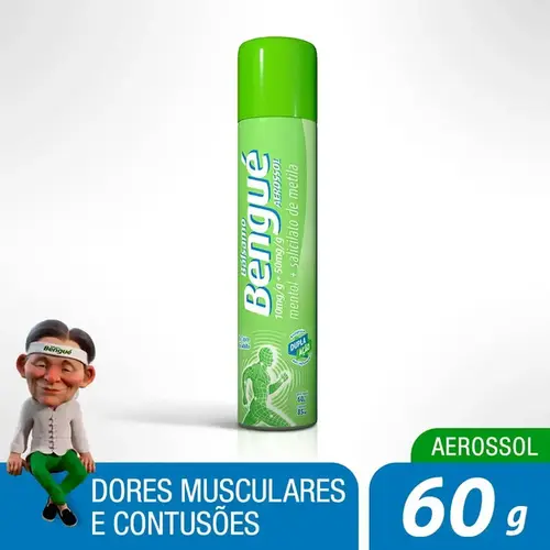 BALSAMO BENGUE AEROSSOL 60GR SALICILATO DE METILA + CANFORA + MENTOL