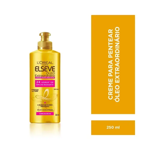 CREME DE PENTEAR ELSEVE OLEO EXTRAORDINARIO NUTRICAO INTENSA 250ML