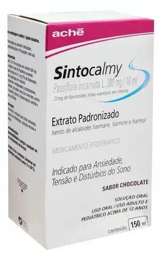 SINTOCALMY SUSP 300MG/10ML 150ML SABOR CHOCOLATE PASSIFLORA INCARNATA + ASSOCIACAO