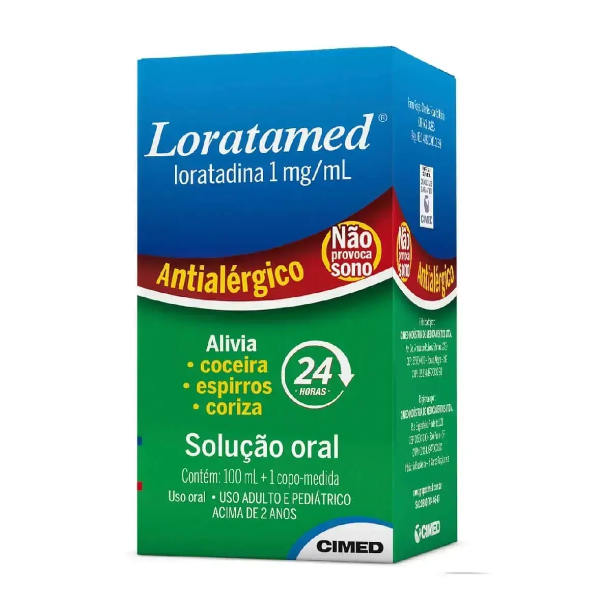 LORATAMED 1MG/ML XAROPE 100ML LORATADINA