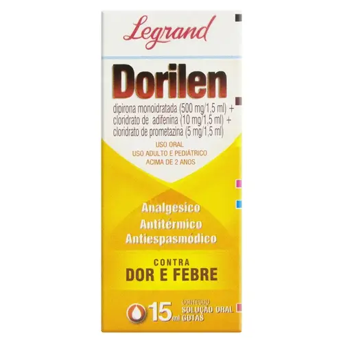 DORILEN GOTAS 15ML DIPIRONA + PROMETAZINA + ADIFENINA
