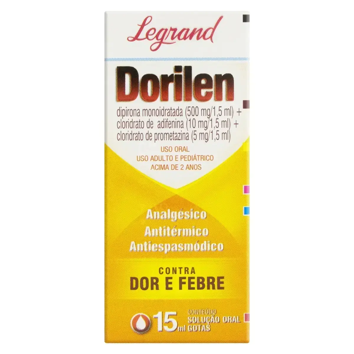 DORILEN GOTAS 15ML DIPIRONA + PROMETAZINA + ADIFENINA