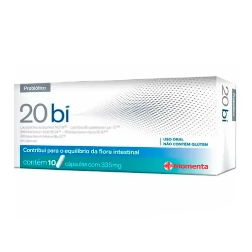 20 BI 10 CAPSULAS LACTOBACILLUS ACIDOPHILUS