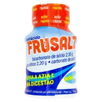 FRUSALT 100GR PO EFERVESCENTE BICARBONATO DE SODIO + CARBONATO DE SODIO + ACIDO CITRICO