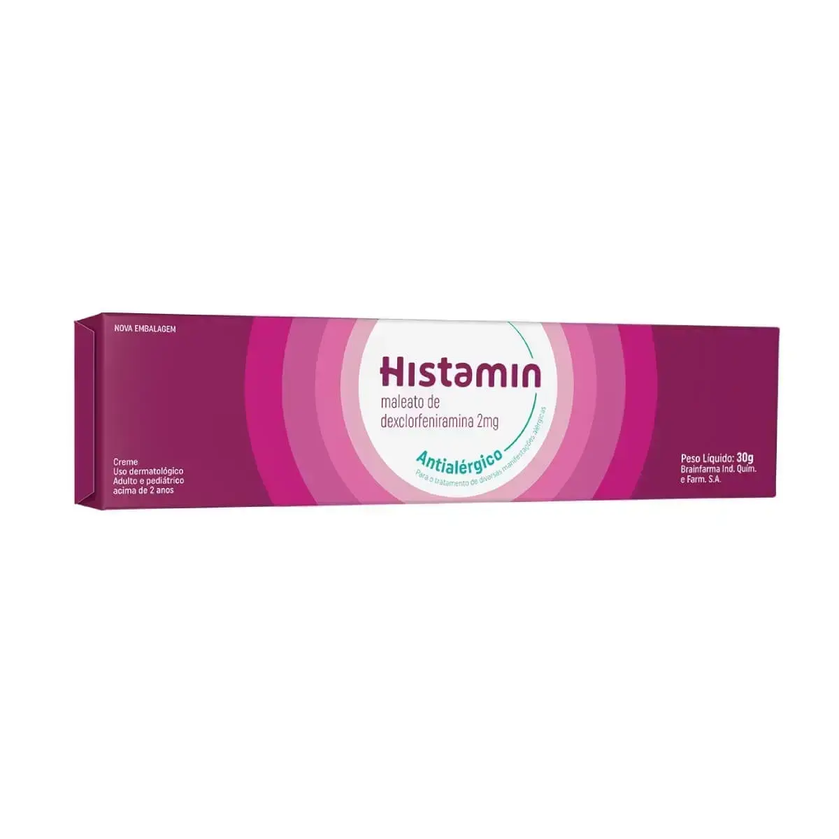 HISTAMIN 10MG/G CREME DERMATOLOGICO 30GR DEXCLORFENIRAMINA