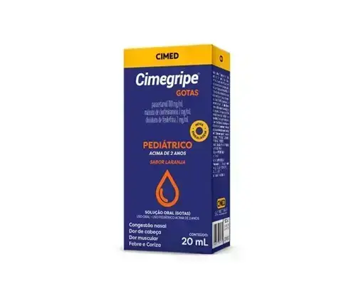 CIMEGRIPE 20ML PARACETAMOL + CLORFENIRAMINA + FENILEFRINA